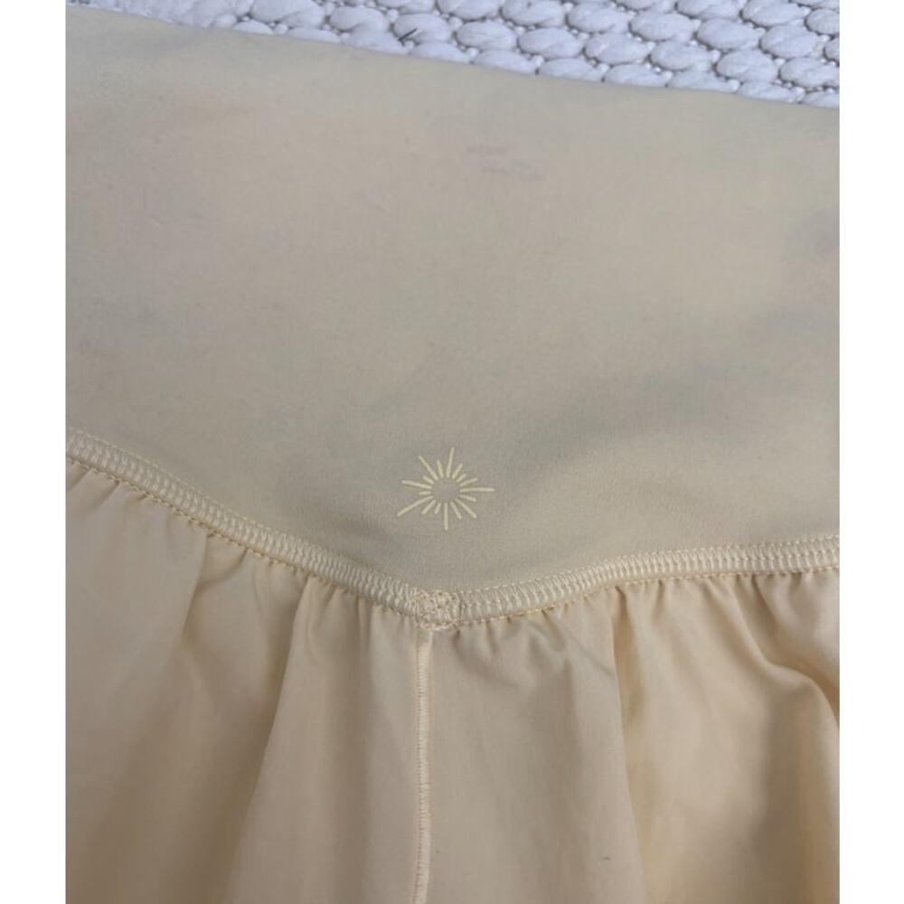 OFFLINE By Aerie Real Me Crossover Flowy Short in Butter Yellow Size Medium - Picture 5 of 6